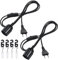DiCUNO E27 Lampenfassung mit Schalter, E27 Lampensockel mit 2M Netzkabel und EU Stecker, für Lampenaufhängung, Pendelleuchten, Deckenlampen, DIY Projekte, Schwarz, 2er-Pack