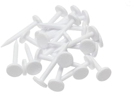 100 Egertec target pins. 5.5cm long. Suitable for all archery targets including straw and foam, White