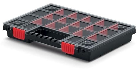 Sortimentskasten Werkzeugkiste Organizer Sortierbox NORS Kleinteilemagazin Sortierkasten Werkzeugbox (344 x 249 x 50 mm)