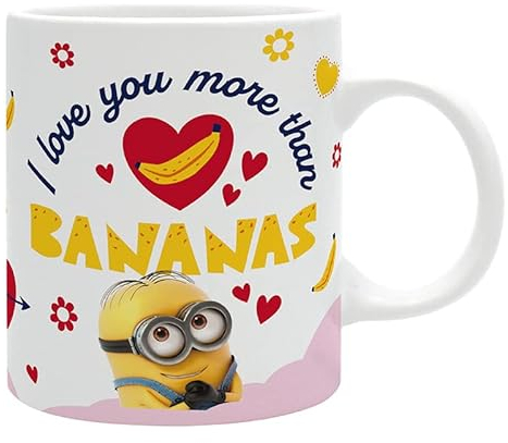 THE GOOD GIFT - MINIONS Tazza LOVE I LOVE YOU MORE THAN BANANAS