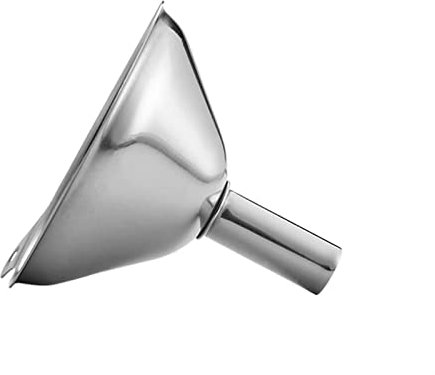 TREGOO Trichter Stainless Steel Funnel Durable Canning Wine Bottle Filter Metal Funnel Portable Kitchen Gadgets for Spices Oils
