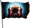 351 Gartenfahne 90x150cm, Cooler Weltraumastronaut Mit Mittelfinger Rechteck Langlebig Flaggen Banner Strapazierfähiges Polyester Willkommensflagge Gartenflaggen, Für Feiertage, Partys