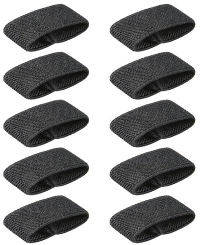 Myazs 10 Stück Gürtelhalter, Elastischer Rucksack-Gurthalter, Taktischer Nylon-Gürtelhalter