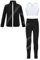 iiniim Kinder Mädchen Trainingsanzug Eiskunstlauf Anzug Glitzer Strass Langarm Sweatjacke + Hose Sport Leggings Yoga Gym Eislaufen Tanzkleidung Weiß 158-164