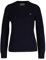 GANT Cuello en C de algodón clásico Suéter pulóver, Azul Noche, S Mujeres