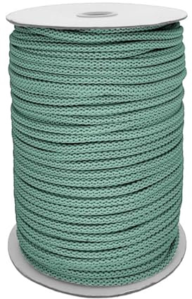 Polyester-Schnur 100m Ø ca. 6mm Kordel Seil Bekleidungskordel Makrameeschnur weiche Häkelbindung