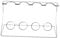 Sharplace Cutlery Holder Utensil Stand, Spoon Rest Organizer Acrylic Fork Spoon Display Stand for Bar Cafe Kitchen Dinning Room