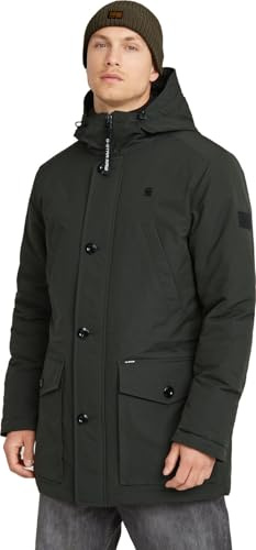 G-Star Herren Vodan Padded Hooded Parka, Grau (asfalt D26402-D908-995), M