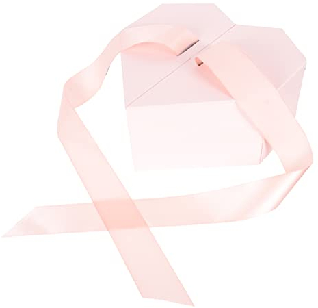 SKISUNO 1stück Herzförmige Geschenkbox Mit Eleganter Schleife Romantische Verpackung Für Hochzeiten Valentinstag Und Besondere Anlässe Zartem Für Blumen Süßigkeiten Und Kleine
