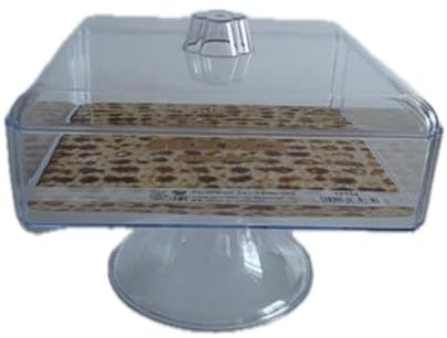Bigiemme Alzata Plastica Trasparente con Coperchio 20,50 x 20,50 Cm