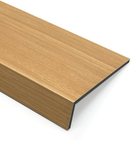 YIYHFKM Holz Korn Acryl Fensterbank Abdeckung, im Freien Indooor breite Fensterbank Ersatz Platte, wasserdicht, regenfester Cill Schutz, Breite 10cm/15cm/20cm/25cm/30cm/35cm/40cm