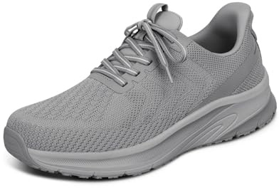 Orthofeet Tilos Orthopädische Herren Slip-On Sneaker | Hands-Free Wasserabweisende Dehnbare Walkingschuhe Mit Weicher Polsterung, Fußgewölbestütze Und Breiter Zehenbox