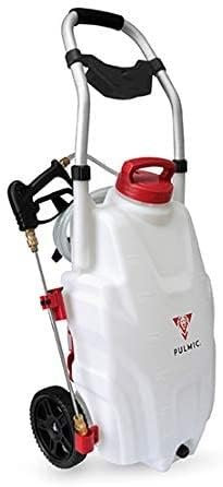Pulverizador Eléctrico con Ruedas PULMIC Pegasus 35L. 3 Velocidades Pulverización hasta 7 Bar, 3 Horas de Autonomía Continua, Manguera de 6M. Bateria de Litio. Fumigadora Pulverizador. EN LIQUIDACION