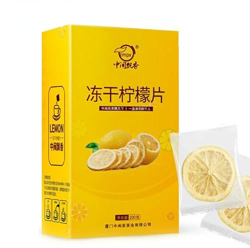 HELLOYOUNG 100g di tisana liofilizzata biologica con miele e fette di limone Cibo verde dai sapori intensi Confezione in piccoli pezzi facile da preparare Tè e tisane (1pc) (2 pcs)