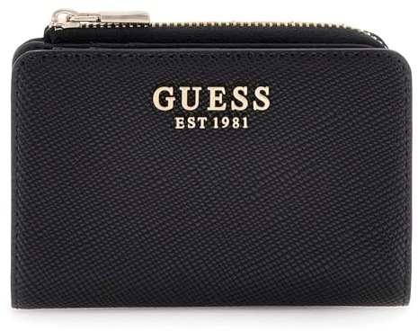 GUESS Geldbörse Laurel II SLG Zip Around Card Case Black schwarz