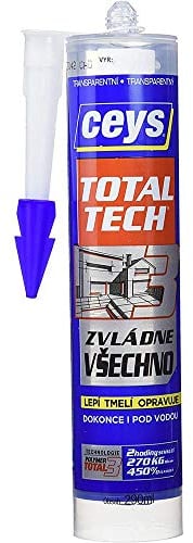 Ceys - Total Tech - Pega Sella y Repara - Transparente - Cartucho 290 ML