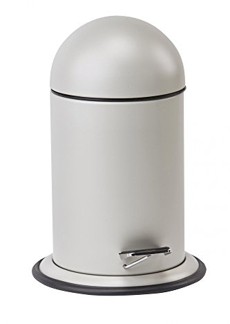 Abfalleimer Bad Kosmetikeimer Ona grau 3 Liter rostfreier Edelstahl