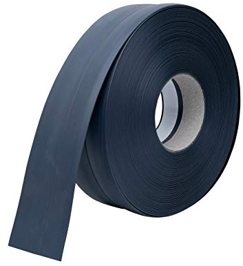 Weichsockelleiste aus PVC - 32x23mm - selbstklebend - 25m Rolle - Grau