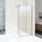 200x100cm Paroi de douche avec paroi à charnière 40cm walk in avec barre de fixation 360°
