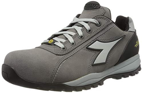 Utility Diadora, Scarpe Antinfortunistiche Unisex, Glove Net Low S3L FO SR HRO ESD, Colore Wind Gray, Taglia 43