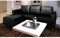Festnight Kunstleder 3-Sitzer Ecksofa | Lounge Sofa L-Form | Polstersofa mit 3 Sitzpolster und Rückenkissen | Wohnzimmersofa Bettsofa Schlafsofa Schwarz