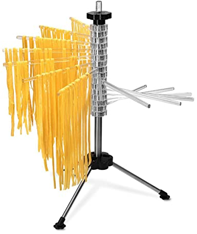 Hicook Pasta Drying Rack Collapsible Spaghetti Dryer Stand Noodles Drying Holder Hanging Rack Tall Spaghetti Noodle Dryer Stand Pasta-Tree