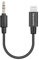 Saramonic Adaptateur de microphone TRS vers Lightning 3,5 mm (certifié MFi) pour appareils iPhone/iPad/iOS (20 cm)