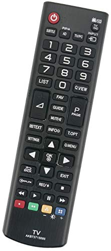 ALLIMITY AKB 73715686 Télécommande Remplacer pour LG LED LCD TV 55LY330C 50PB5600 47LN549C 43LF540V 42UB820V 42LP360H 42LN540V 42LF561 40UF671V 32LN540V 32LN5400 32LF510B 24MT47D