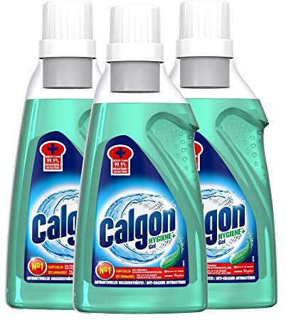 Calgon Hygiene+ Gel - Antibakterieller Wasserenthärter für die Waschmaschine 3er Pack (3 x 750ml)