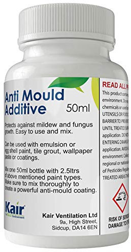 Kair Anti-Mould Additive for Emulsion & Gloss Paint - 50 ml - Protects Against Mildew and Fungus Growth - Pack of 2