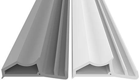 Stahlzargendichtung Weiß 25m - gegen Zugluft Lärm & Staub spart Heizkosten Dichtung Dichtungshöhe 8mm Dichtungsbreite 23,5mm Falz Türdichtung (Weiss 25m)