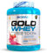 Gold Whey 100% - 100% whey protein, proteinas whey para el desarrollo muscular - Proteinas para masa muscular con aminoácidos - Whey protein + proteinas whey isolate + hidrolizado - 2 kg (Fresa)