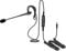Headset für Yealink SIP T-58A, T58V, T53, T53W, T54S & T54W Voip-Telefone In-Ear Headset, tolles Headset für Zuhause, Arbeit & Kontaktzentrum - EAR200 + QD002 (A)