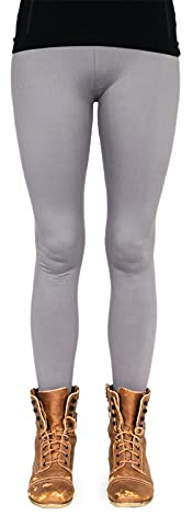 cosey - einfarbige Leggings (Einheitsgröße) - Design Solid Grey