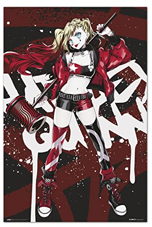 Grupo Erik DC Comics Poster Harley Quinn Anime - Harley Quinn Anime/Poster - offizielles Lizenzprodukt