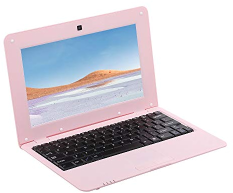 Irfora Netbook,10,1 Zoll tragbares Netbook AKTIONEN S500 1,5 GHz ARM Cortex-A9 / Android 5,1 / 1G + 8G / 1024 * 600 Pink EU-Stecker