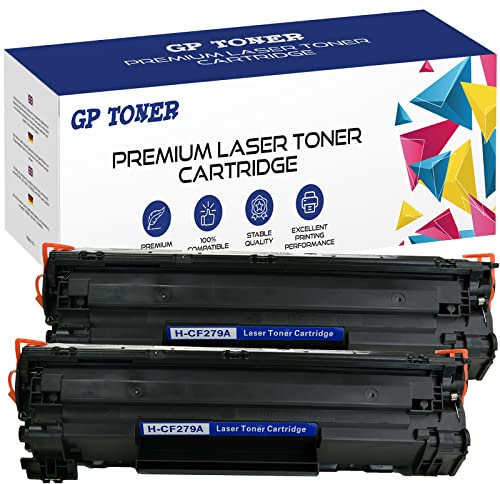 2X Toner XL Kompatibel mit HP 79A 279A CF279A for HP LaserJet Pro M12w HP LaserJet Pro M12 HP LaserJet Pro M12a HP LaserJet Pro MFP M26nw HP LaserJet Pro MFP M26 (2xSchwarz)