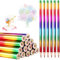 JSMTKJ Regenbogenstift, 30 Stück Regenbogenstifte Kinder 4 in 1 Regenbogenfarben Stift Buntstift Mehrfarbig Zeichnung Bleistift Set für Zeichnung Färbung Skizzieren Bleistifte