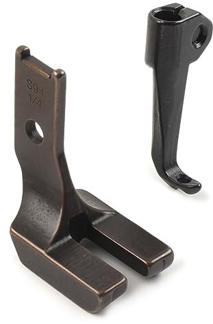 GZYF S94+S93 1/4 Führung Fuß Reißverschluss Walking Fuß Guide Maschine Gerade Zubehör für Druck Professionelle Home Nähmaschinen für Juki Consew Seiko