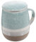 MAGICLULU Tasse à Thé en Céramique avec Couvercle Et Passoire à Thé Capacité pour Le Thé Et Le Café 350 Ml