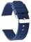 NTEK Silicone Rubber Quick Release Sport Watch Band, Universal Smart Watch Replacement Strap With Buckle for Men Women (22 MM, Blue)