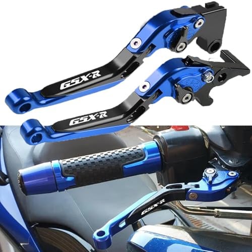 GSX-R 600 750 1000 Motorrad Kupplung und Bremshebel Sets für SUZUKI GSXR 600 2006-2010 GSX-R 750 2006-2010 GSX R 1000 2005 2006 (Blau/Schwarz)