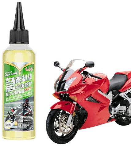 DOT 3 Bremsflüssigkeit,Bremsflüssigkeit DOT 4, Bikes Bremsflüssigkeit 100 ml Bremsmineralöl, Motorrad-Bremsöl, Kfz-Bremsflüssigkeit für hohe Temperaturen, Roller