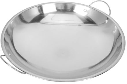 Amosfun Stainless Steel Pan Thickened Alcohol Pot Household Hot Pot Kitchen Cookware for Dining Table Use