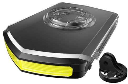 CooSpo BLC100 Bike Daytime Headlight - Compatible with Garmin/CooSpo Bike Computer, Warning Light with Flashing Mode, USB C Rechargeable, Quick Release Mount