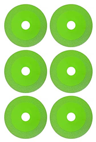 Respicefinem Glass Cutting Discs Tile Saw Tile Blade Circular Grinding Wheel Grinding Disc Diamond Saw Blades for Ceramic Tile Wine Bottle (6PCS)