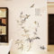 STSTS Chinesische Wandaufkleber, Bambus-Tintenmalerei, Wandaufkleber, Wandtattoos, Wohnzimmer, Schlafzimmer, Home-Office-Dekor, Wandbild