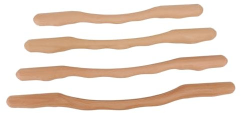 KOCKSHION 4pièces Outils De Massage Bois Pour Salon De Beauté Bâtons De Grattage Barres De Massage Relaxation Musculaire
