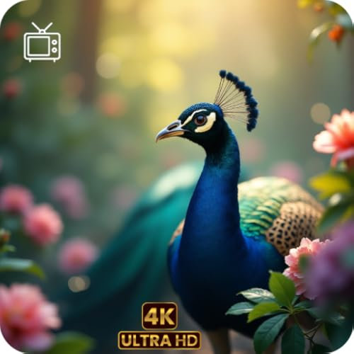 Peacock Screensaver – HD Nature Screensaver for Fire TV, Tablet & Android Devices