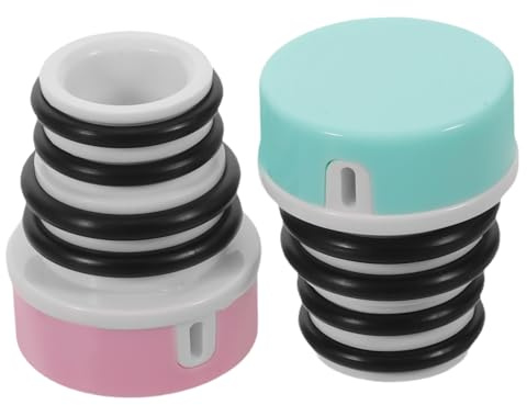HOLIDYOYO 2 Stück-pack Tragbare Handbrause für Bidetgerät aus Kunststoff mit Verstellbarem Wasserfluss und Diskreter Verpackung für Camping und Wandern Zufällige Farbe